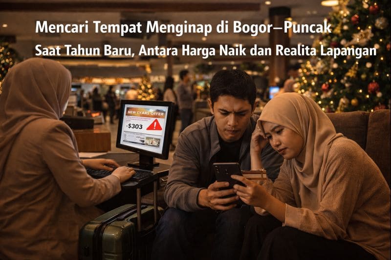 Mencari Tempat Menginap di Bogor–Puncak Saat Tahun Baru, Antara Harga Naik dan Realita Lapangan