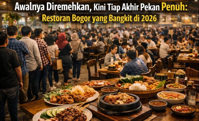 Awalnya Diremehkan, Kini Tiap Akhir Pekan Penuh: Restoran Bogor yang Bangkit di 2026