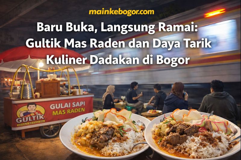 Baru Buka, Langsung Ramai: Gultik Mas Raden dan Daya Tarik Kuliner Dadakan di Bogor