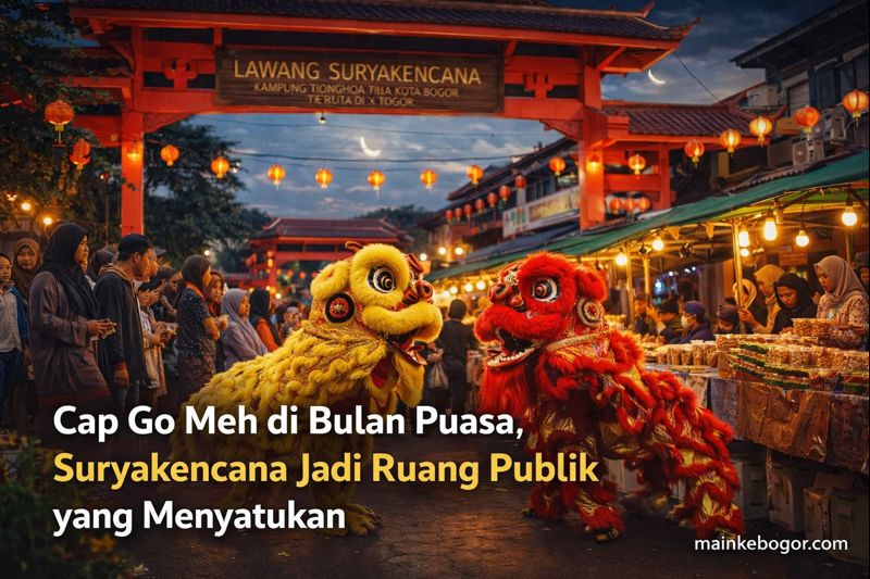 Cap Go Meh di Bulan Puasa, Suryakencana Jadi Ruang Publik yang Menyatukan