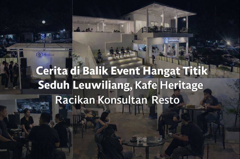 Cerita di Balik Event Hangat Titik Seduh Leuwiliang, Kafe Heritage Racikan Konsultan Resto