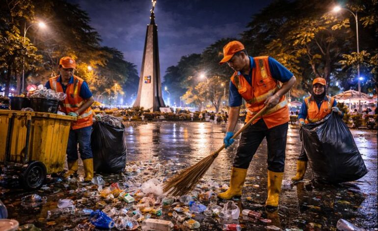 Saat Kota Bersorak, Mereka Tetap Berdiri: Kisah Malam Tahun Baru di Tugu Kujang Bogor