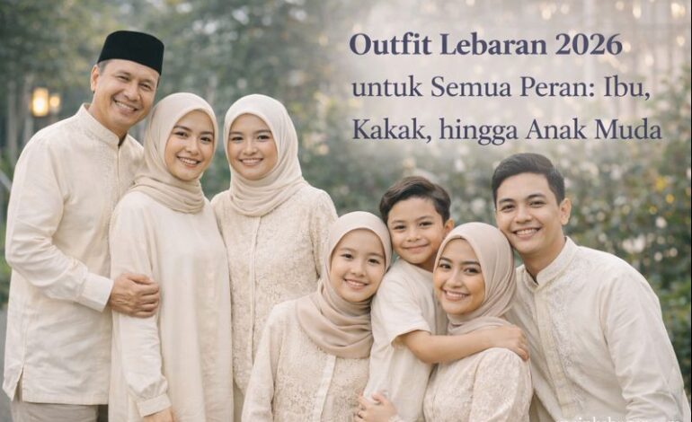 Outfit Lebaran 2026 untuk Semua Peran: Ibu, Kakak, hingga Anak Muda