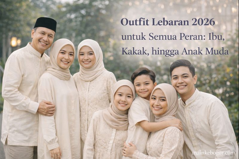 Outfit Lebaran 2026 untuk Semua Peran: Ibu, Kakak, hingga Anak Muda