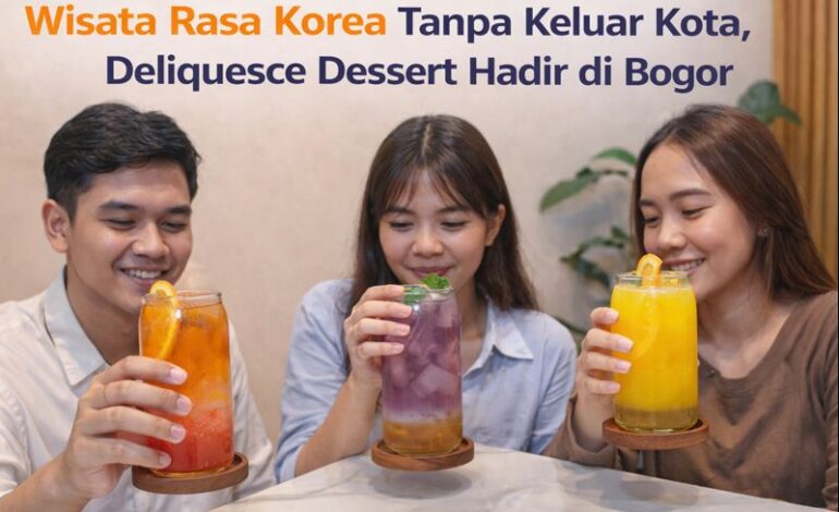 Wisata Rasa Korea Tanpa Keluar Kota, Deliquesce Dessert Hadir di Bogor! Kamu Wajib Datang
