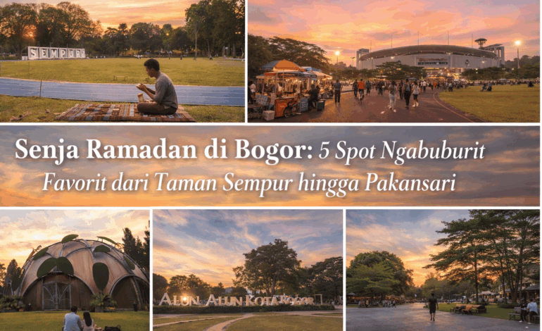 Senja Ramadan di Bogor: 5 Spot Ngabuburit Favorit dari Taman Sempur hingga Pakansari