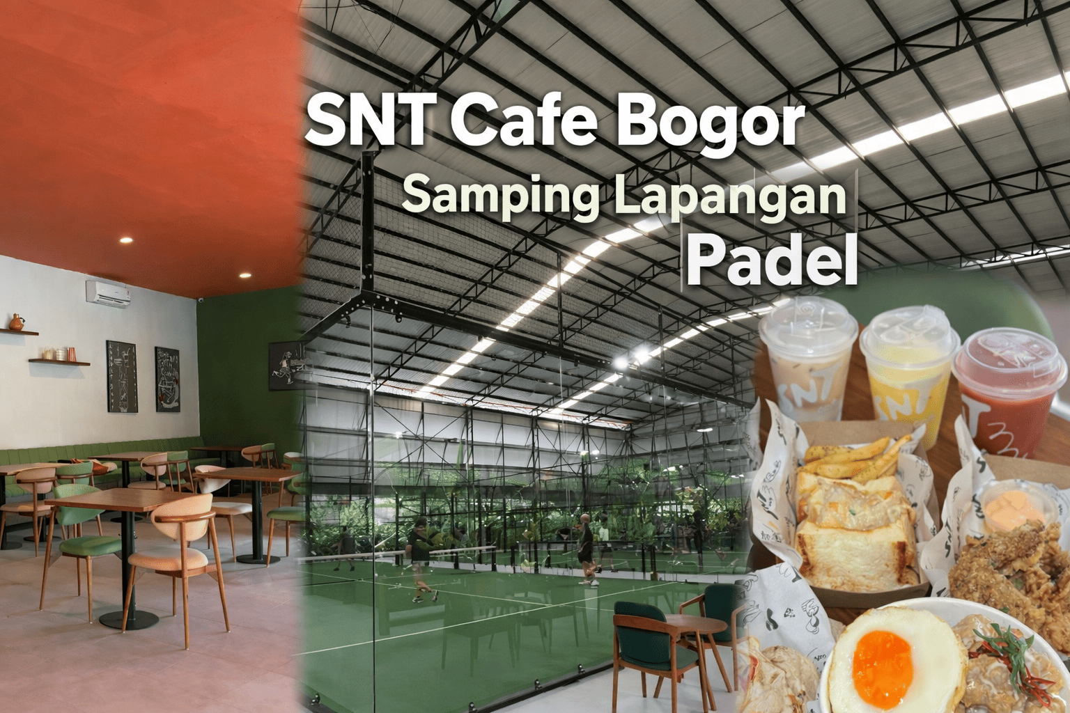 Baru Buka! SNT Cafe Bogor Hadir dengan Suasana Santai Dekat Lapangan Padel
