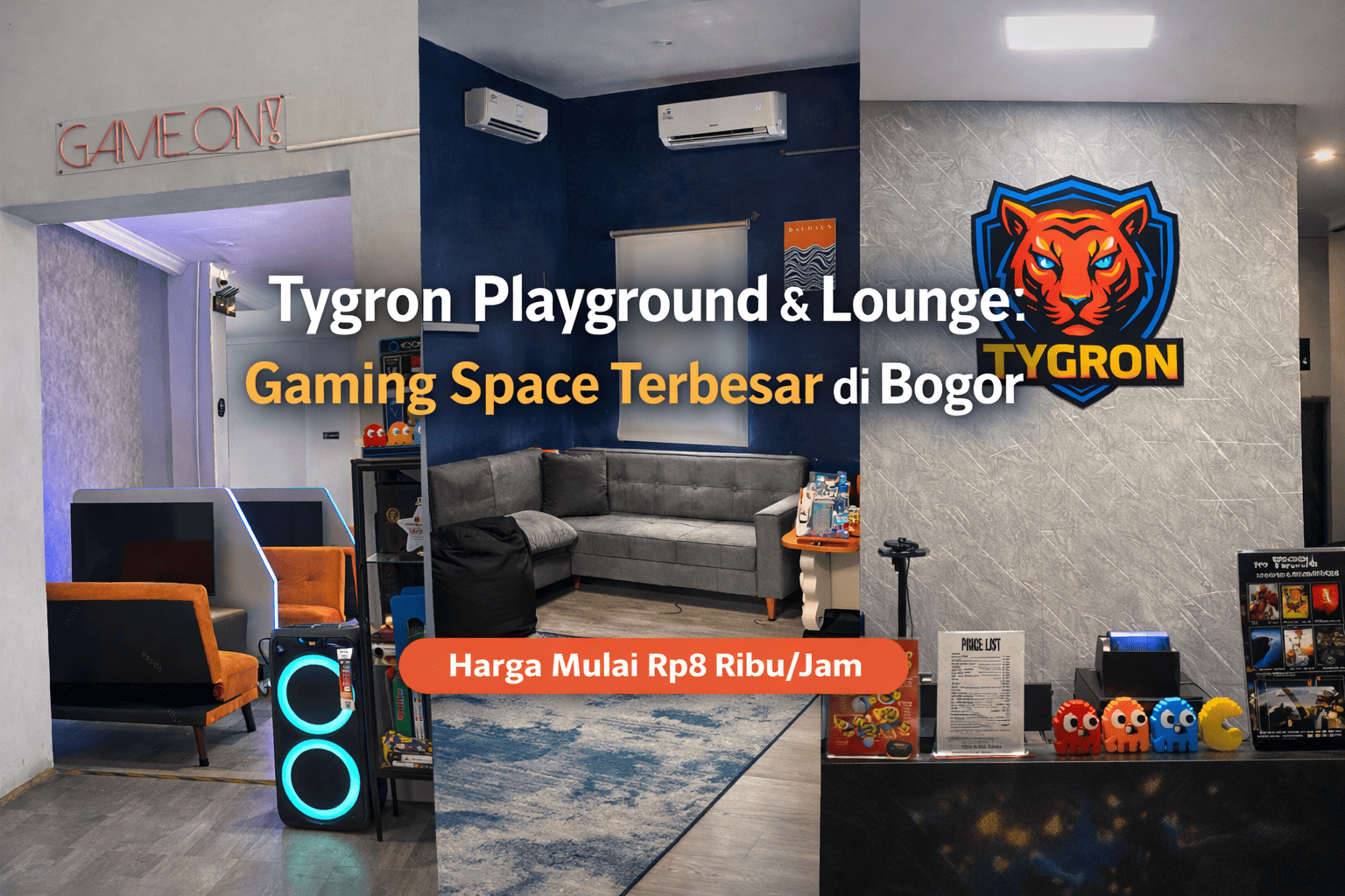 Bukan Sekadar Rental PS, Tygron Playground & Lounge Jadi Playground Gaming Terbesar di Bogor