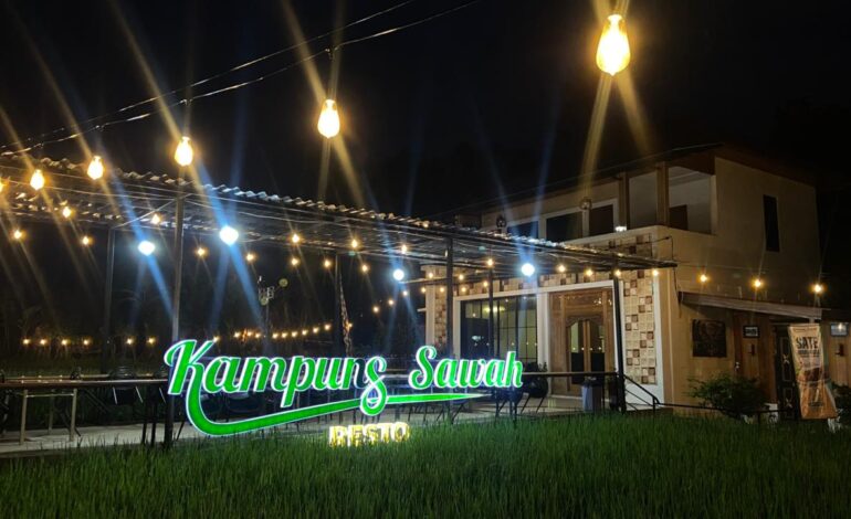Kampung Sawah Resto Bogor, Tempat Makan Keluarga dengan Suasana Alam yang Bikin Betah