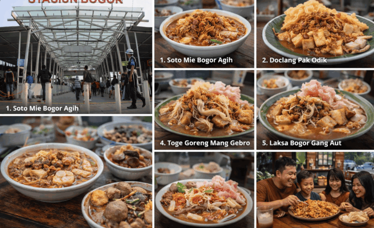 10 Warung Makan Bogor Dekat Stasiun dengan Akses Mudah untuk Wisatawan