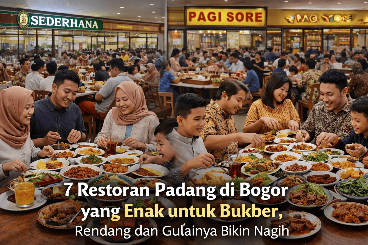 7 Restoran Padang di Bogor yang Enak untuk Bukber, Rendang dan Gulainya Bikin Nagih