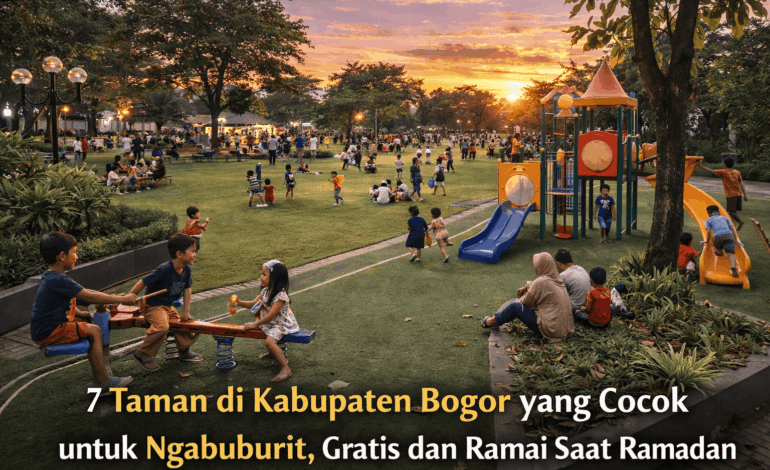 7 Taman di Kabupaten Bogor yang Cocok untuk Ngabuburit, Gratis dan Ramai Saat Ramadan