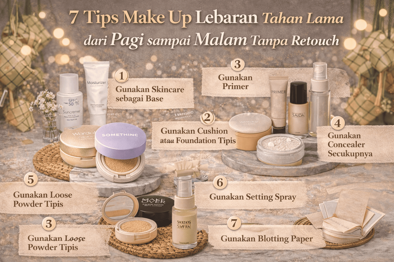7 Tips Make Up Lebaran Tahan Lama dari Pagi sampai Malam Tanpa Retouch