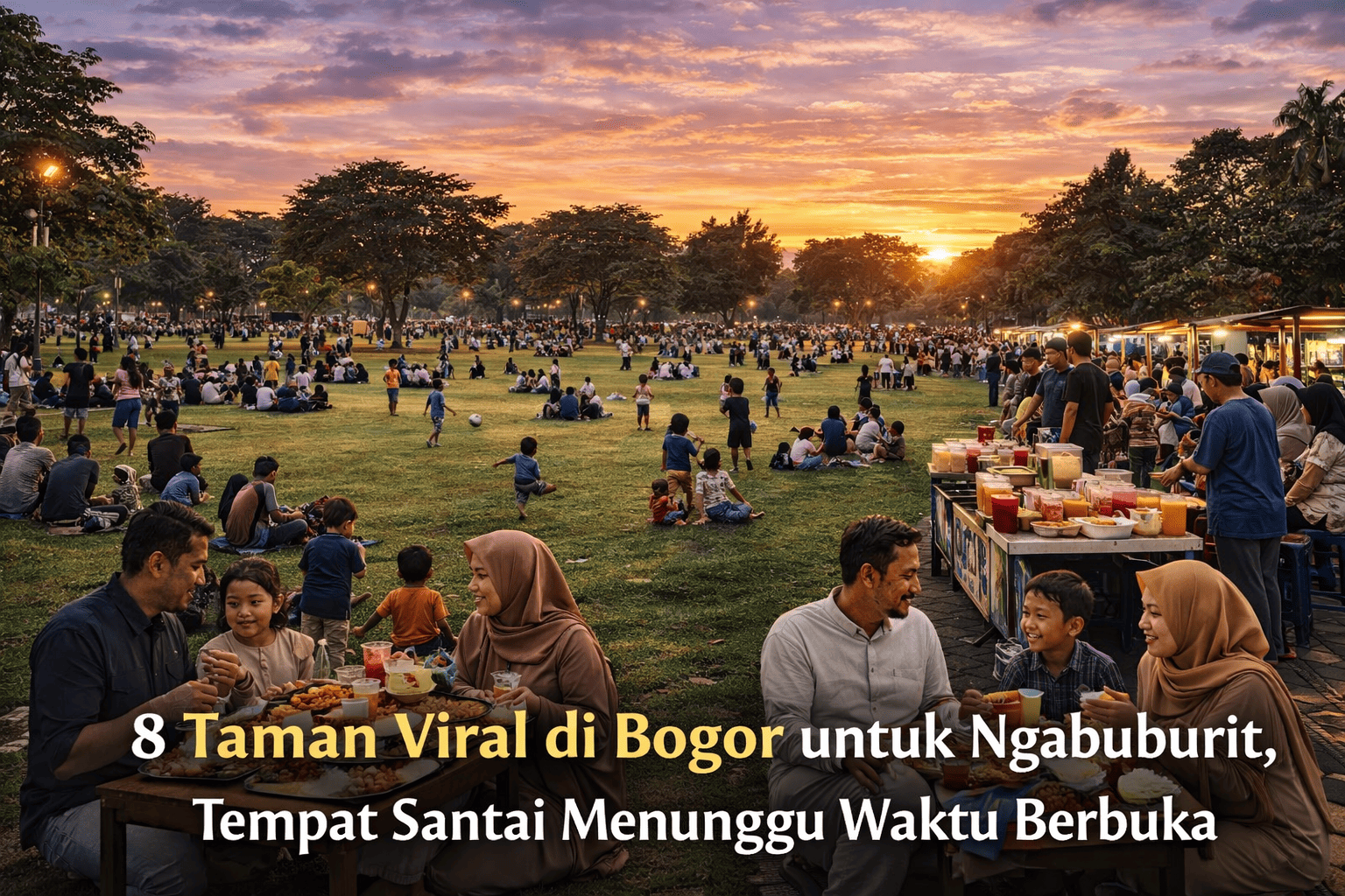 8 Taman Viral di Bogor untuk Ngabuburit, Tempat Santai Menunggu Waktu Berbuka