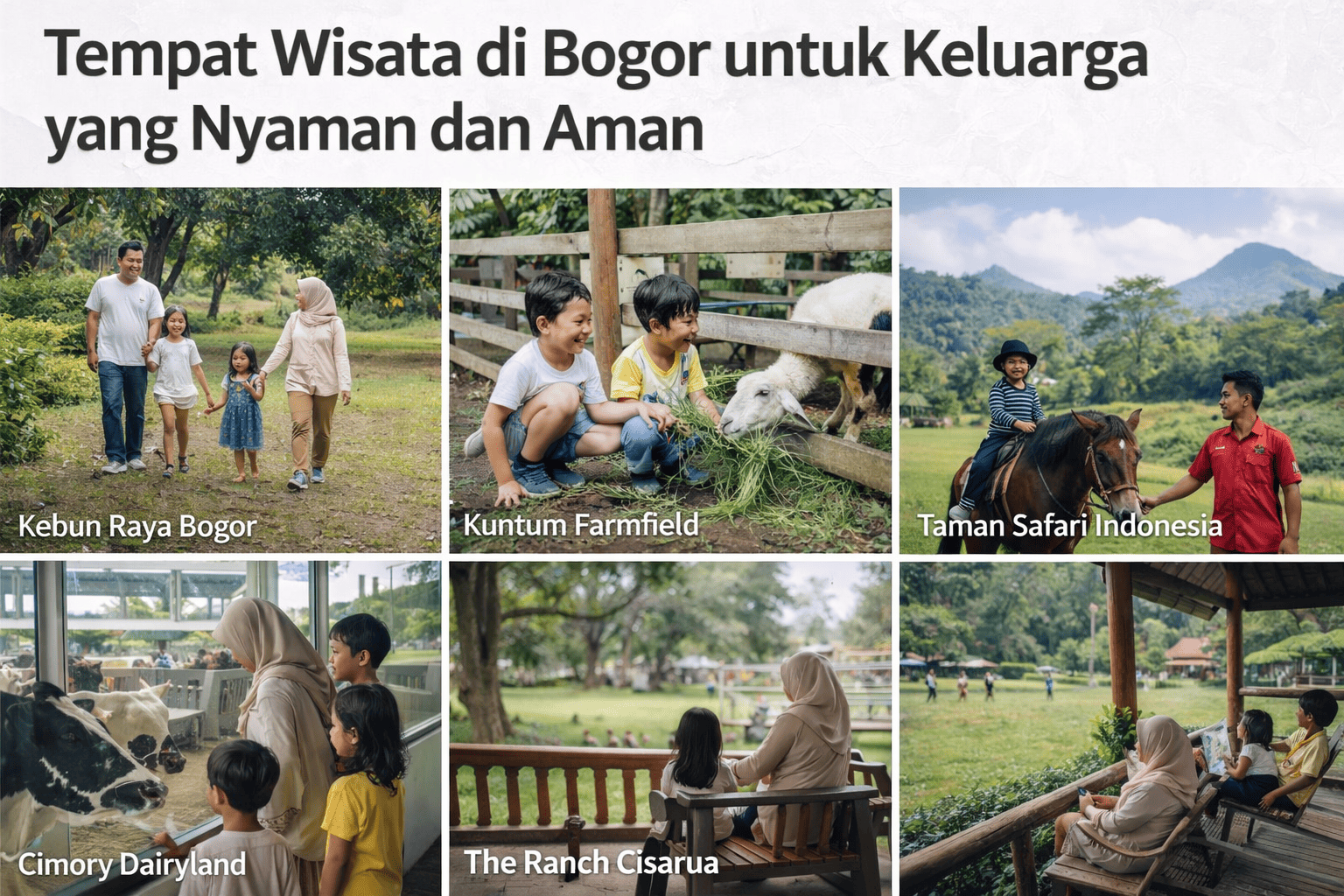 Anti Ribet dan Anak Happy, Ini Tempat Wisata di Bogor untuk Keluarga yang Wajib Dicoba