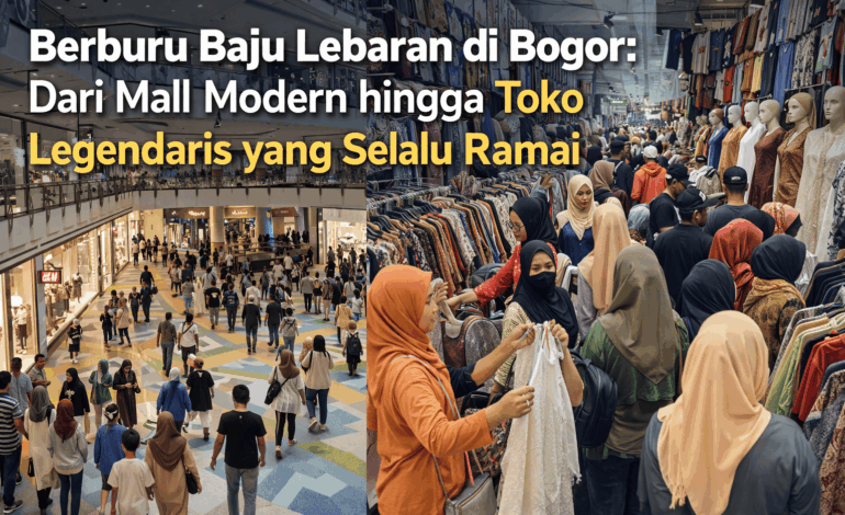 Berburu Baju Lebaran di Bogor: Dari Mall Modern hingga Toko Legendaris yang Selalu Ramai