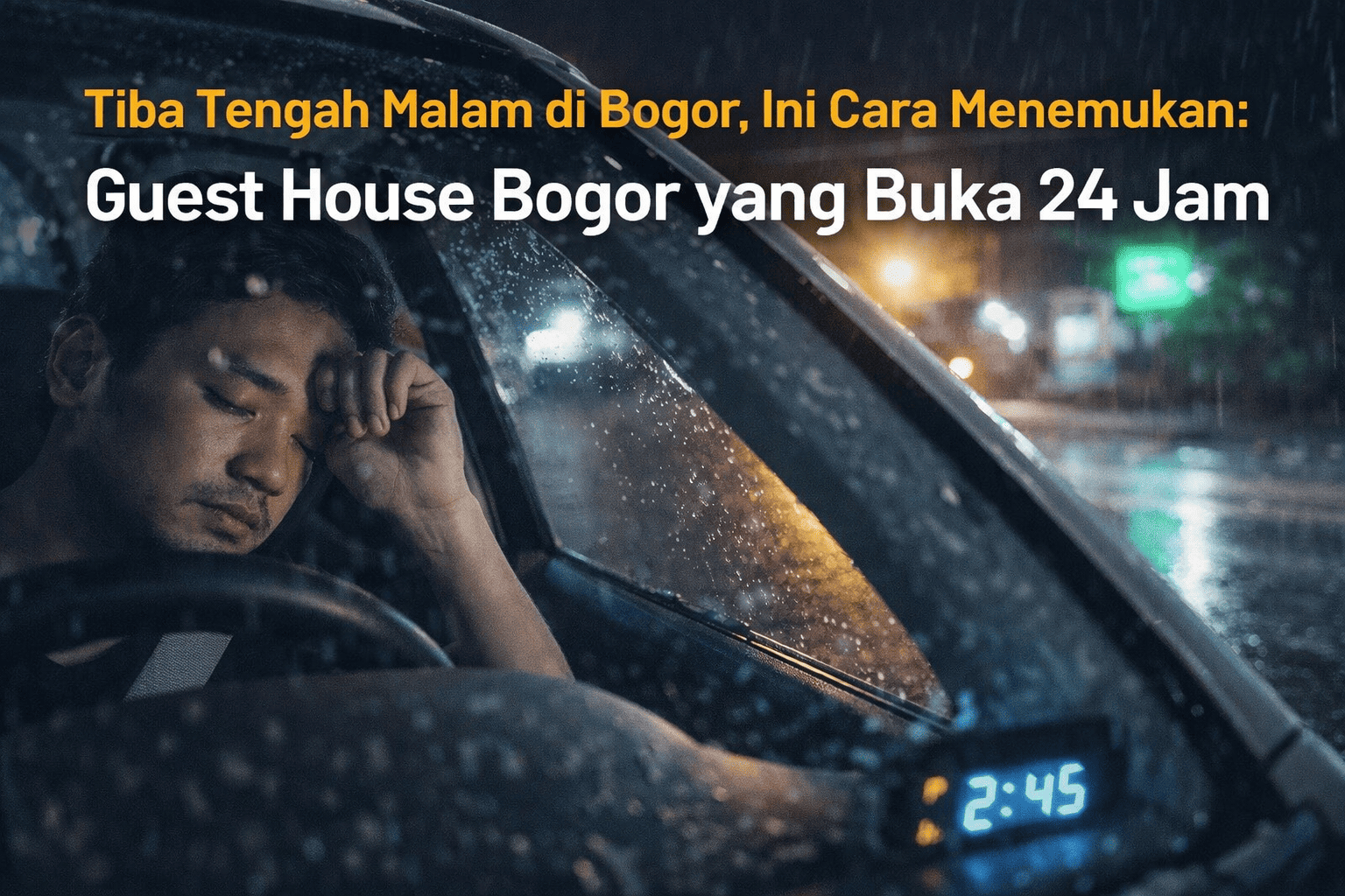 Hujan, Lelah, dan Jalan Gelap: Cerita Mencari Guest House Bogor yang Buka 24 Jam