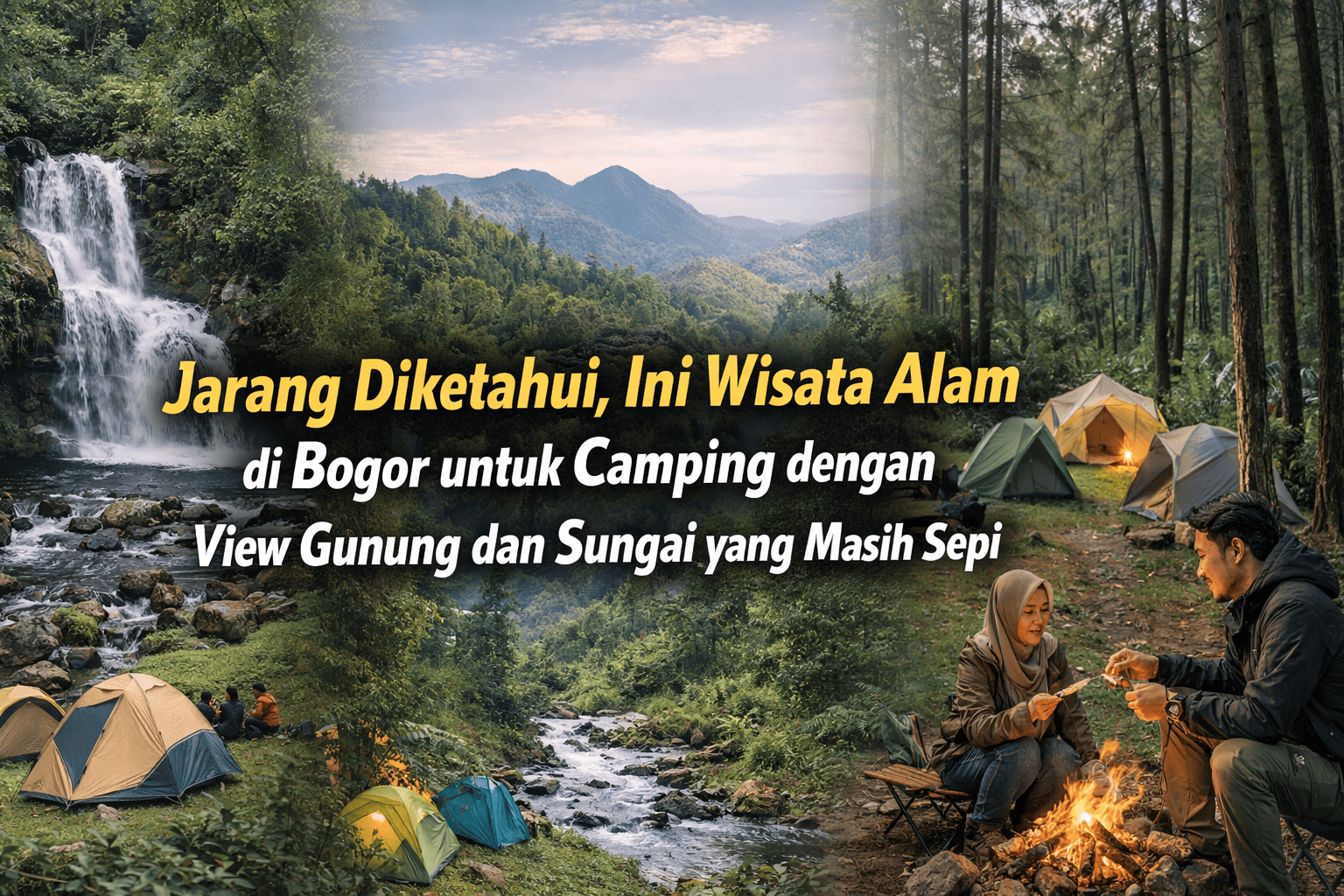 Hidden Gem di Bogor, Tempat Camping Ini Punya View Alam yang Bikin Betah Berlama-lama