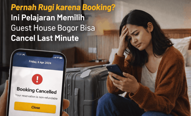 Pernah Rugi karena Booking? Ini Pelajaran Memilih Guest House Bogor Bisa Cancel Last Minute