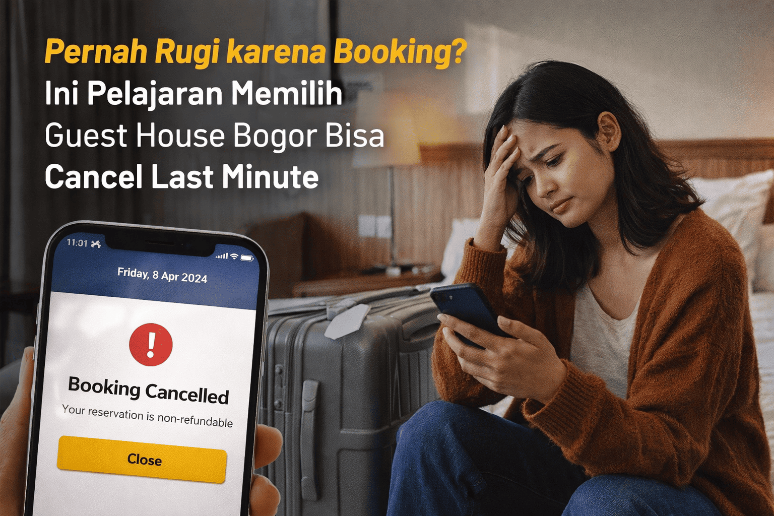 Pernah Rugi karena Booking? Ini Pelajaran Memilih Guest House Bogor Bisa Cancel Last Minute
