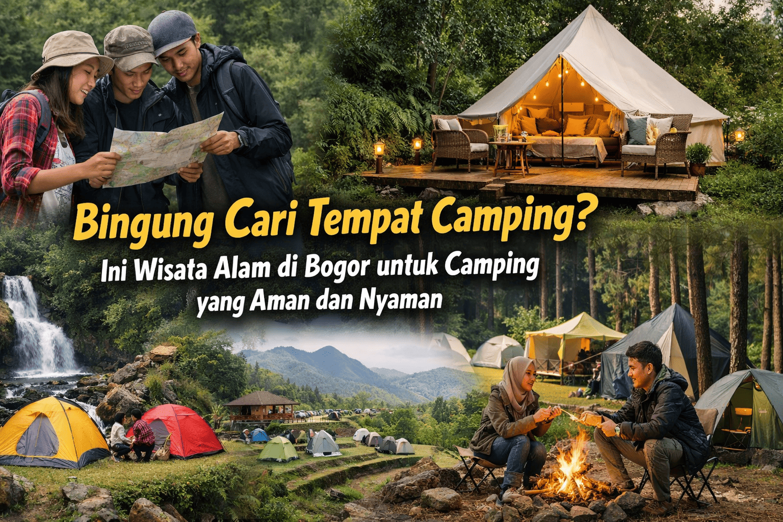 Sering Gagal Cari Tempat Camping? Ini Rekomendasi Wisata Alam di Bogor yang Sudah Teruji Nyaman