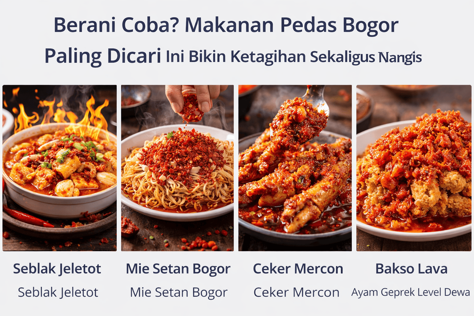 Berani Coba? Makanan Pedas Bogor Paling Dicari Ini Bikin Ketagihan Sekaligus Nangis
