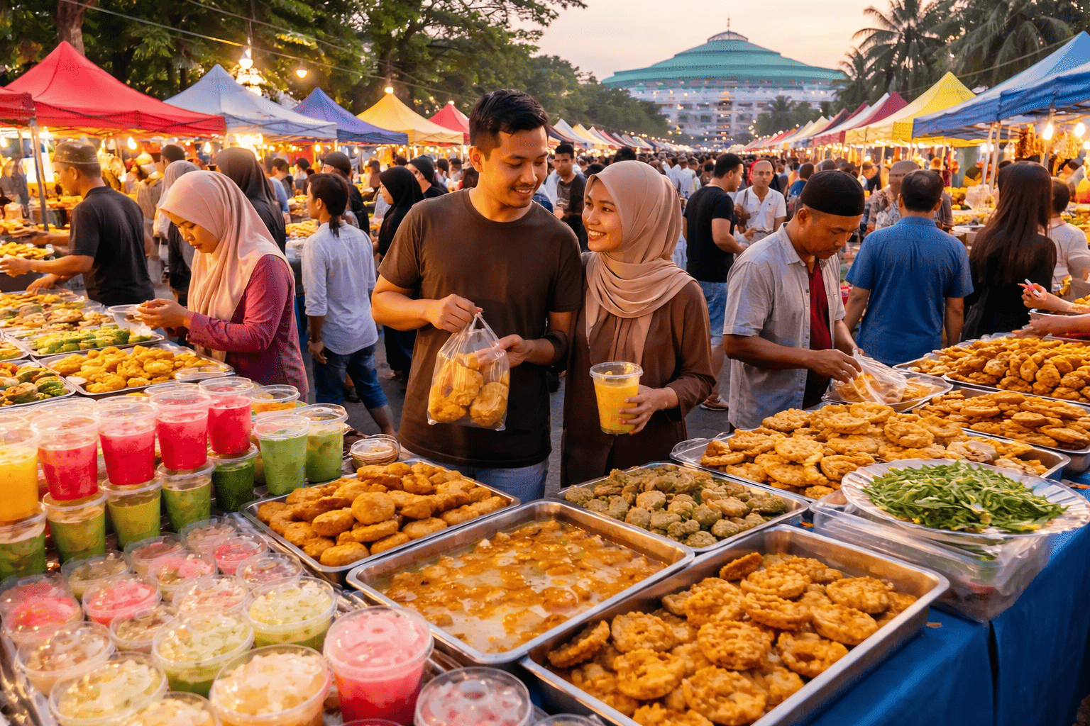 Surga Takjil Ramadhan di Bogor: Pakansari Tegar Beriman Cibinong Selalu Ramai Menjelang Magrib