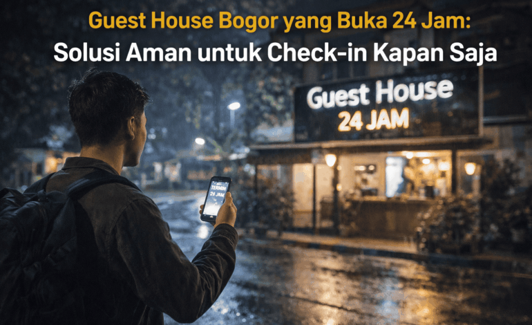 Guest House Bogor yang Buka 24 Jam: Solusi Aman untuk Check-in Kapan Saja