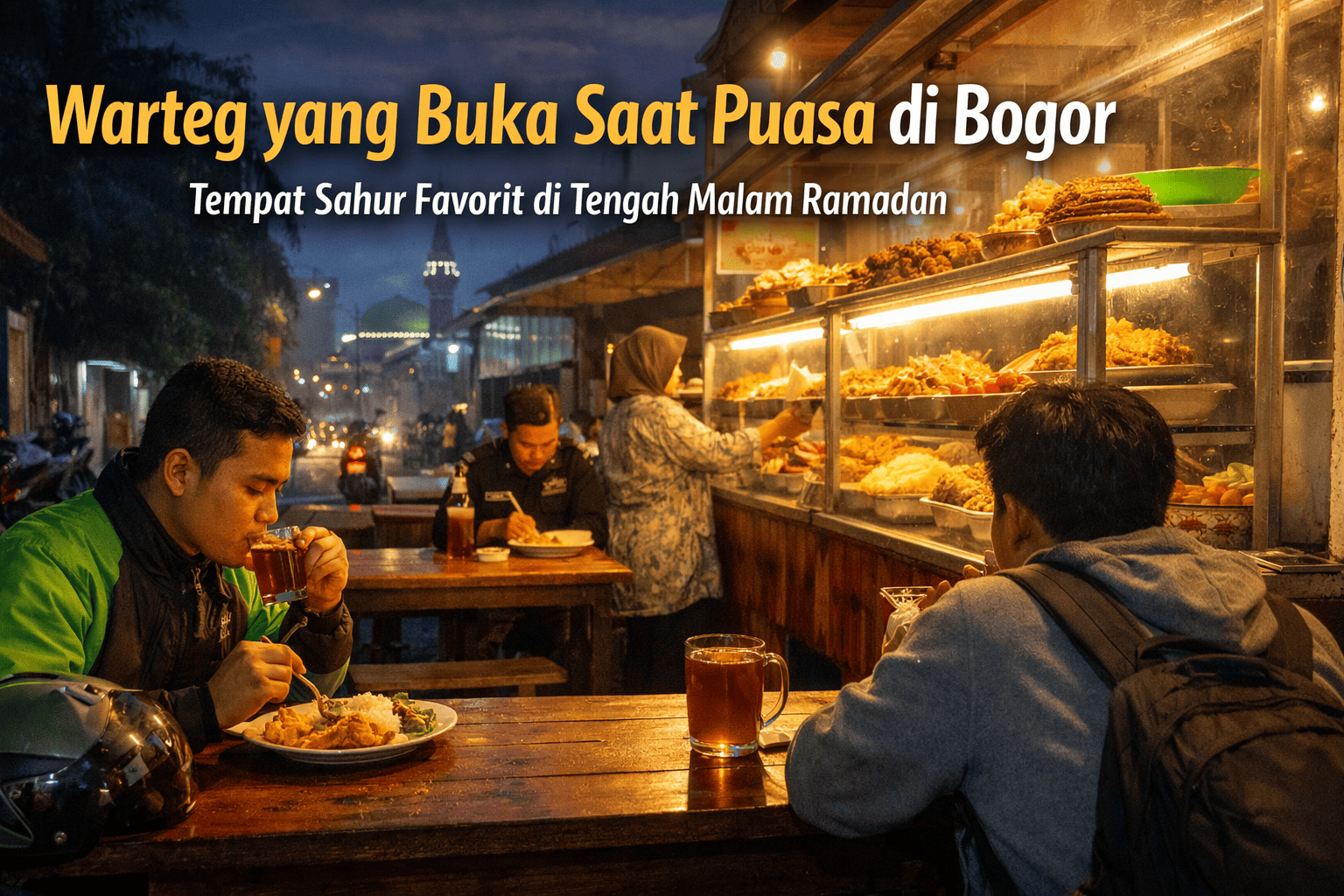 Warteg yang Buka Saat Puasa di Bogor, Penyelamat Perut Lapar Saat Sahur dan Berbuka