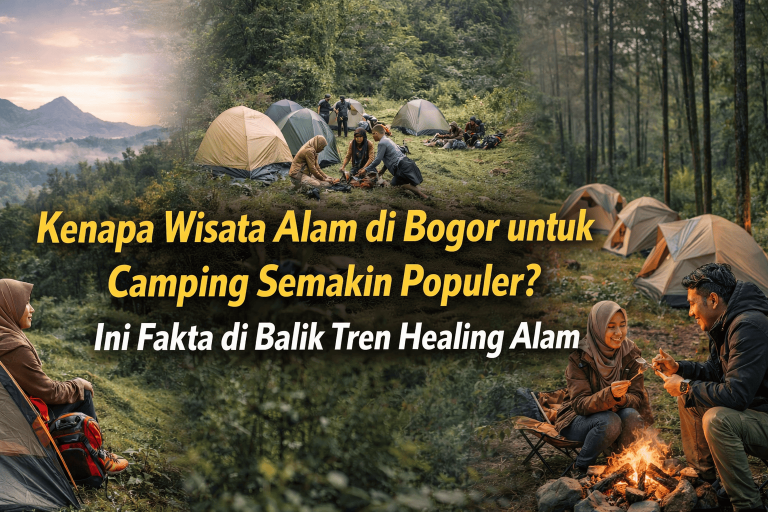 Kenapa Wisata Alam di Bogor untuk Camping Semakin Populer? Ini Fakta di Balik Tren Healing Alam