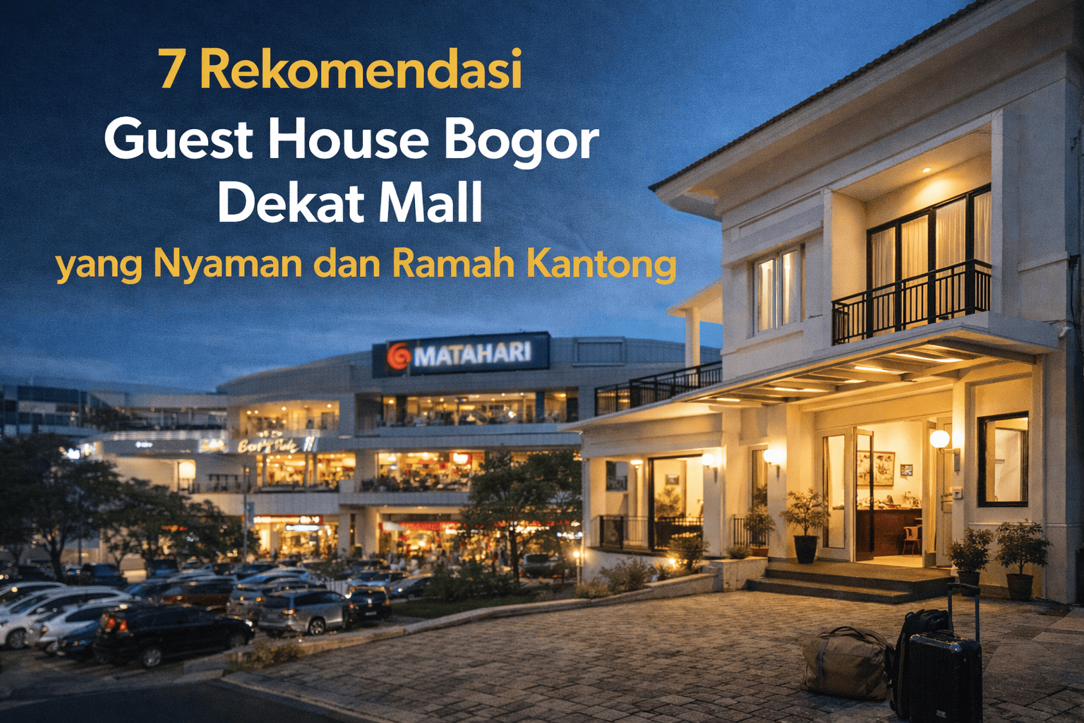 7 Rekomendasi Guest House Bogor Dekat Mall yang Nyaman dan Ramah Kantong