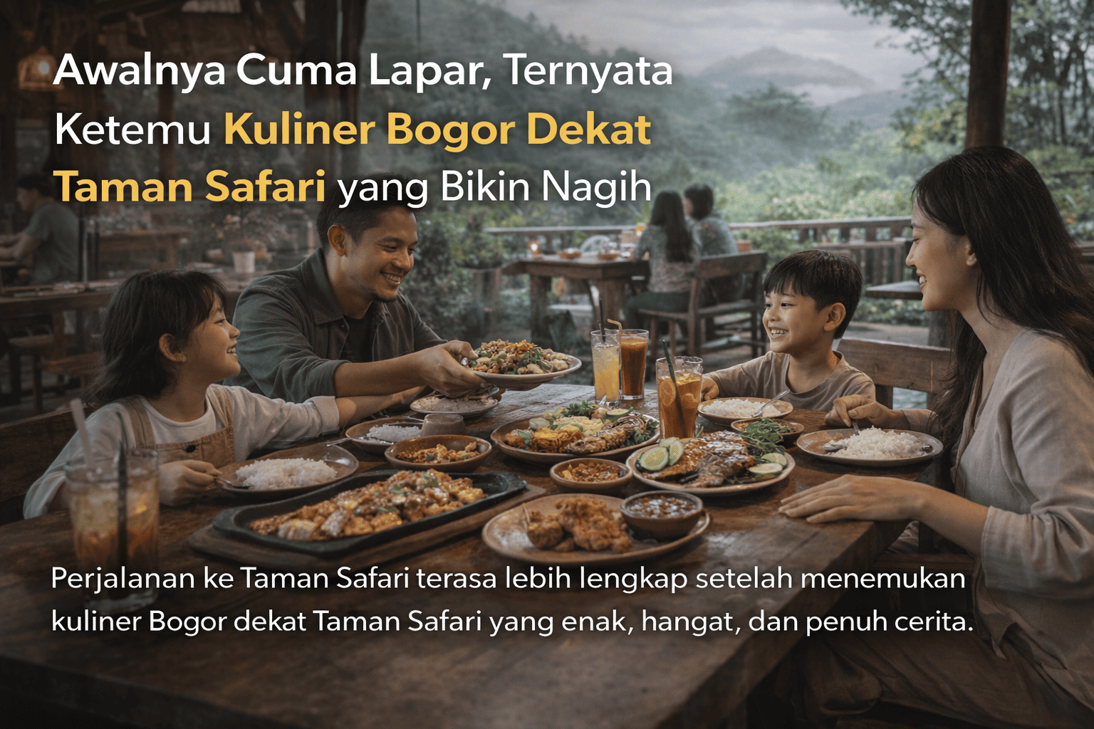 Awalnya Cuma Lapar, Ternyata Ketemu Kuliner Bogor Dekat Taman Safari yang Bikin Nagih