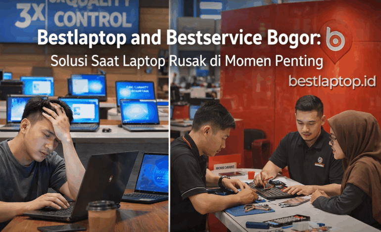 Bestlaptop and Bestservice Bogor: Solusi Saat Laptop Rusak di Momen Penting