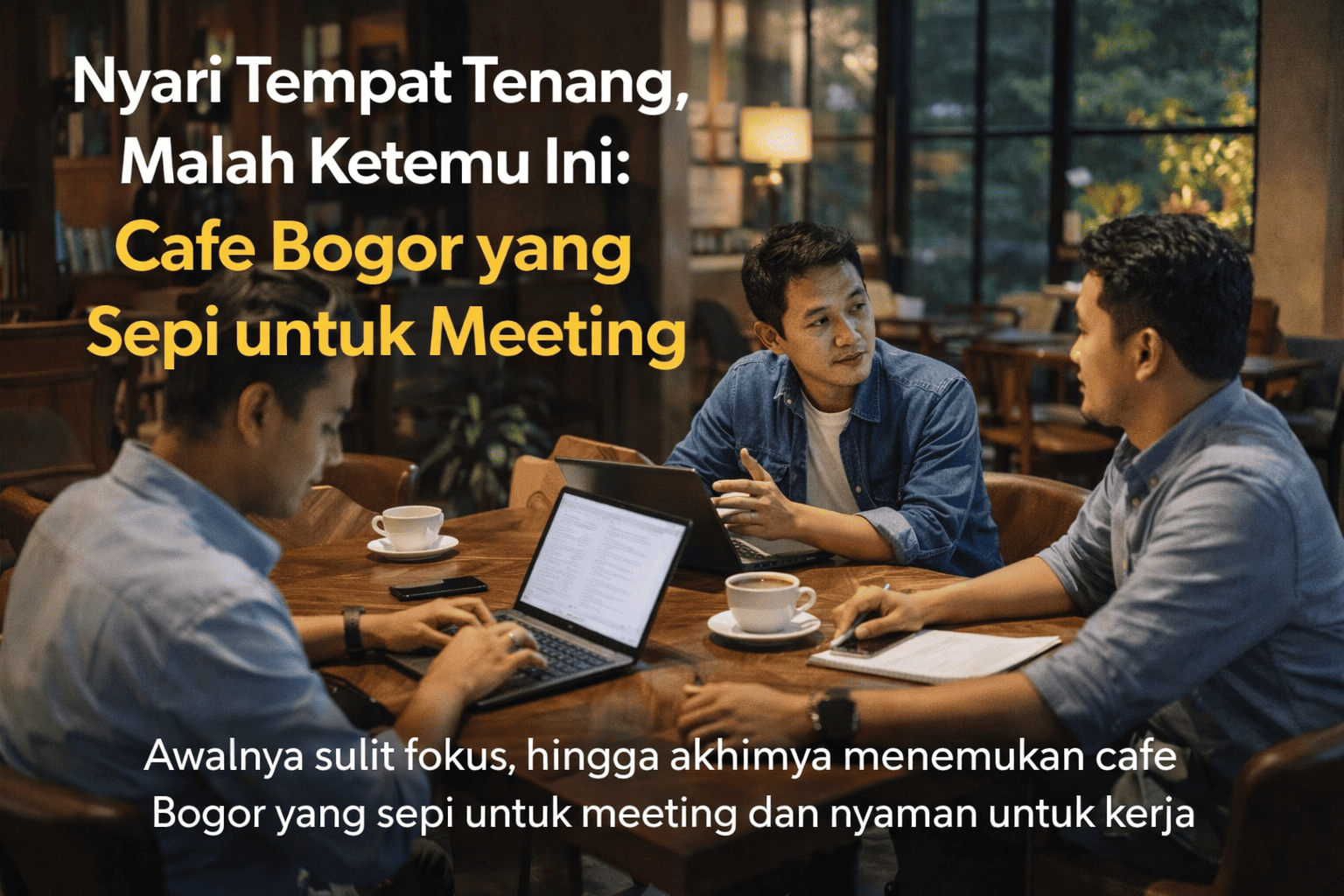 Nyari Tempat Tenang, Malah Ketemu Ini: Cafe Bogor yang Sepi untuk Meeting