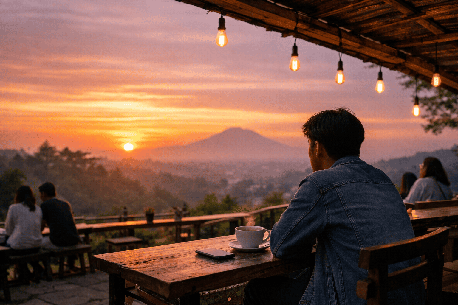 Menunggu Senja di Bogor: Kisah Tak Terduga Menemukan Cafe Sunset Paling Tenang