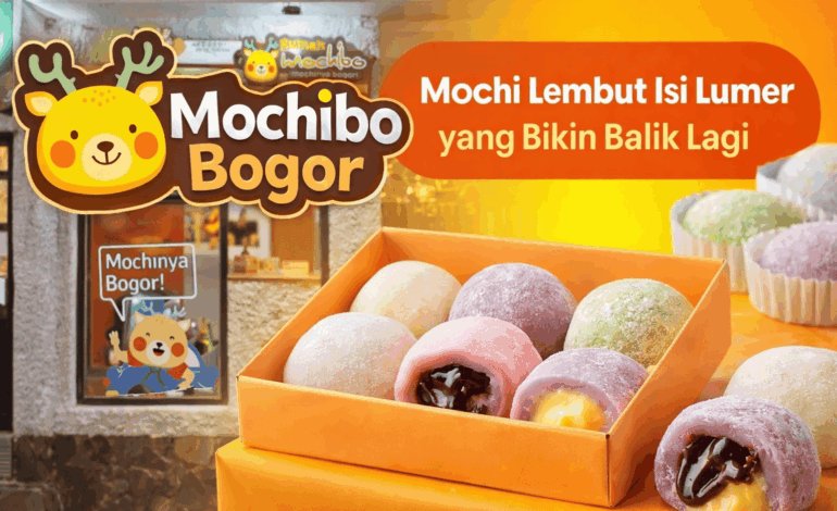 Mochibo Bogor: Mochi Lembut dengan Isian Lumer yang Bikin Banyak Orang Ketagihan