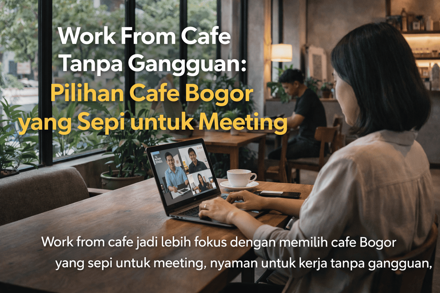 Work From Cafe Tanpa Gangguan: Pilihan Cafe Bogor yang Sepi untuk Meeting
