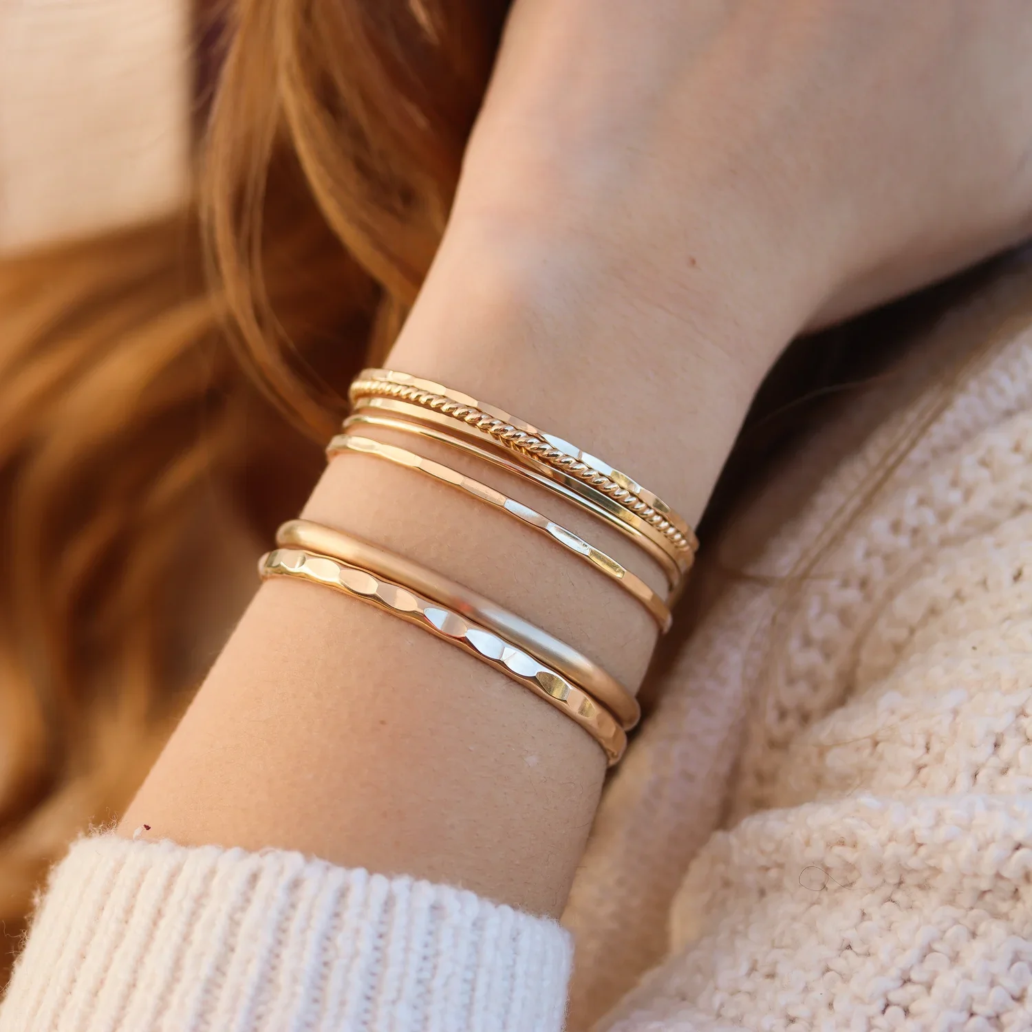 Gold Cuff Bracelet