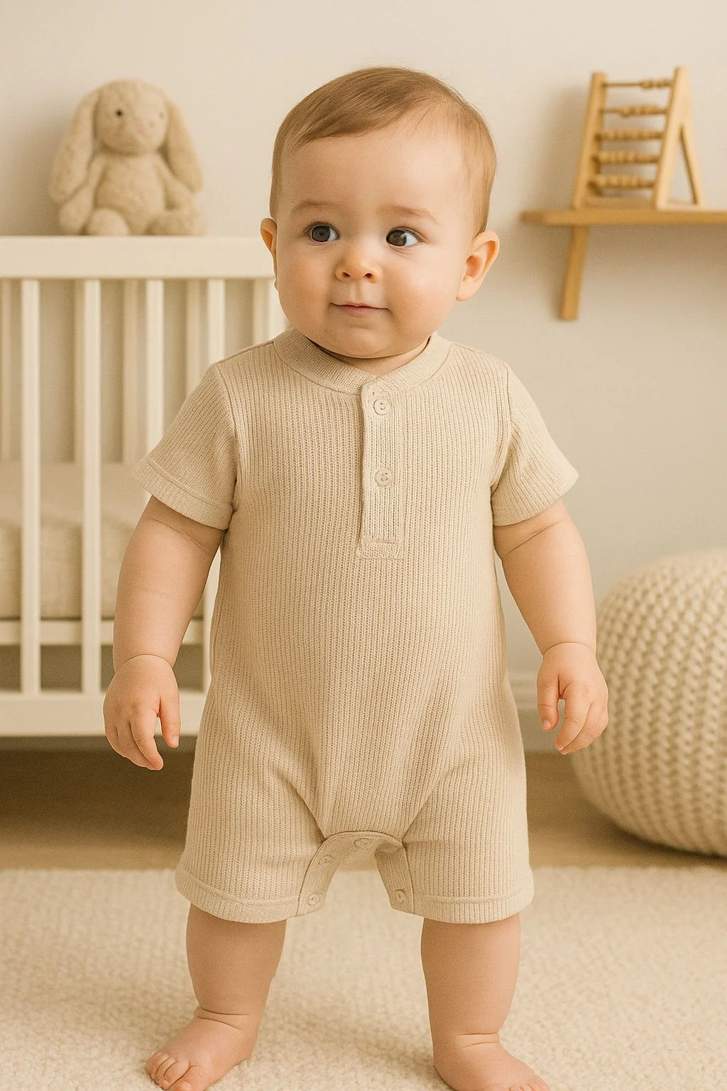 Waffle Knit Romper