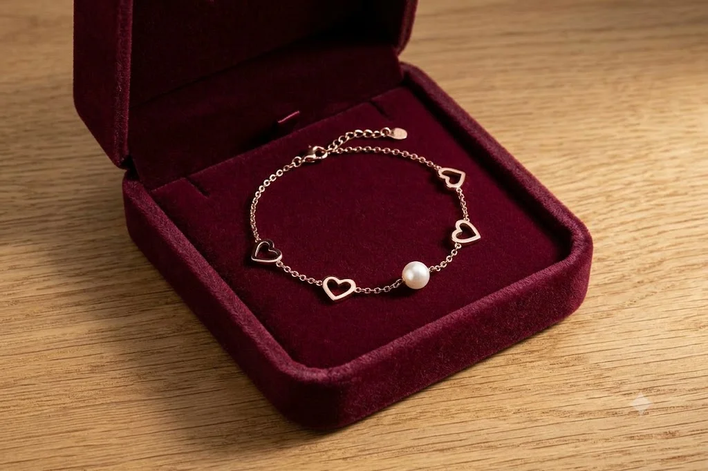 Rose Gold Charm Bracelet