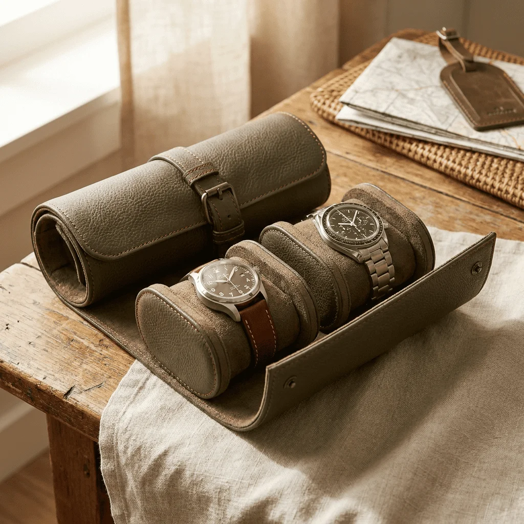 Watch Roll Travel Case