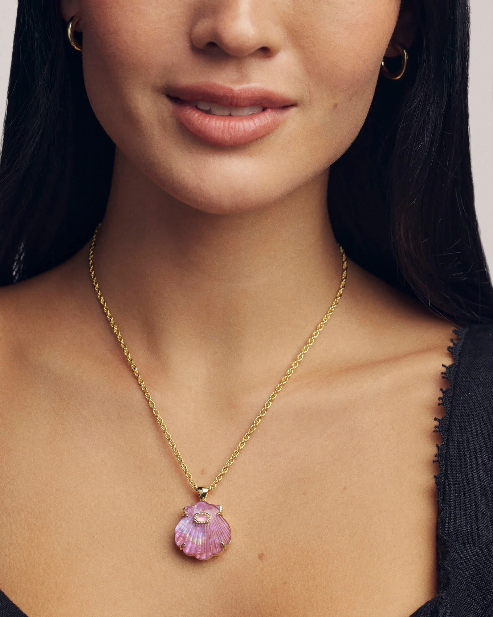 Rose Gold Nameplate Necklace — alternate