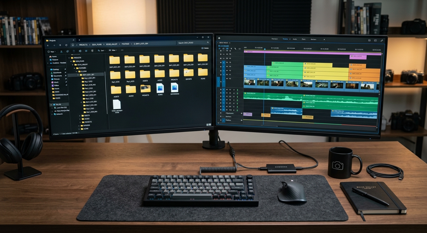 Tips Manajemen File Proyek Editing Video YouTube Agar Proses Kerja Lebih Cepat dan Tidak Membingungkan