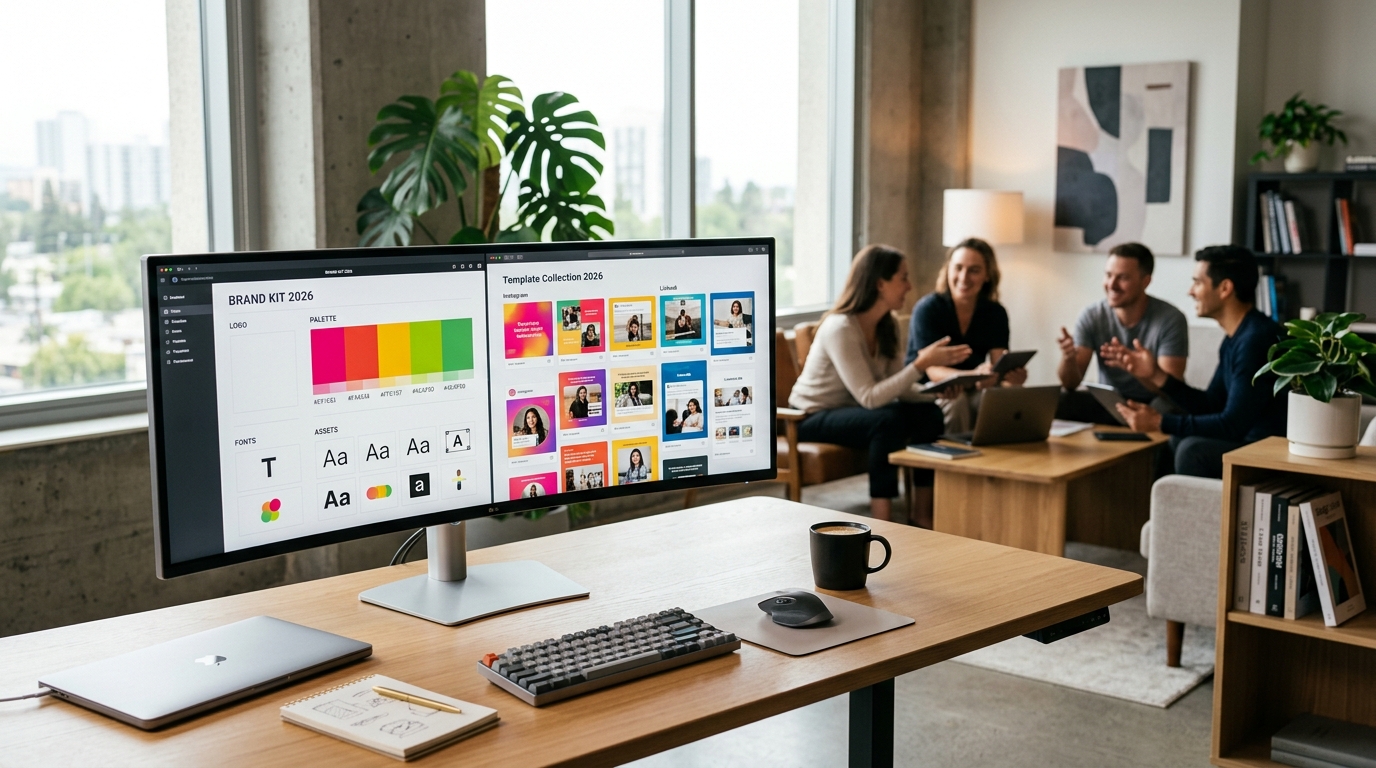 Cara Membuat Template Konten Media Sosial di Canva Agar Branding Konsisten