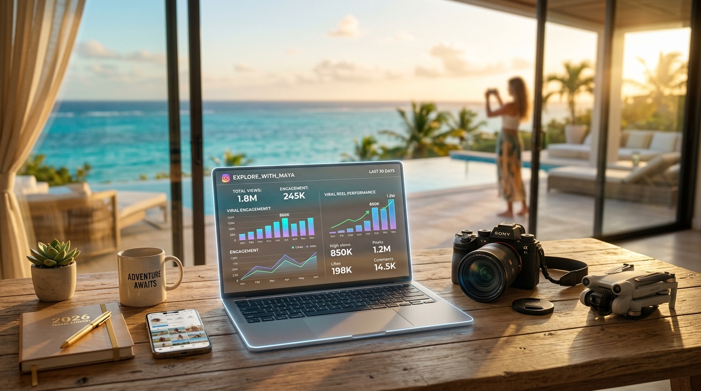Jasa Views Instagram untuk Travel Blogger: Cara Mendapatkan Sponsor Lewat Statistik Video yang Memukau