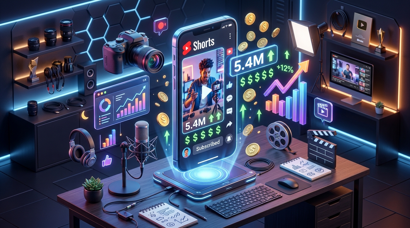 Strategi Monetisasi Youtube Shorts 2026: Cara Cepat Dapat Cuan dari Video Pendek