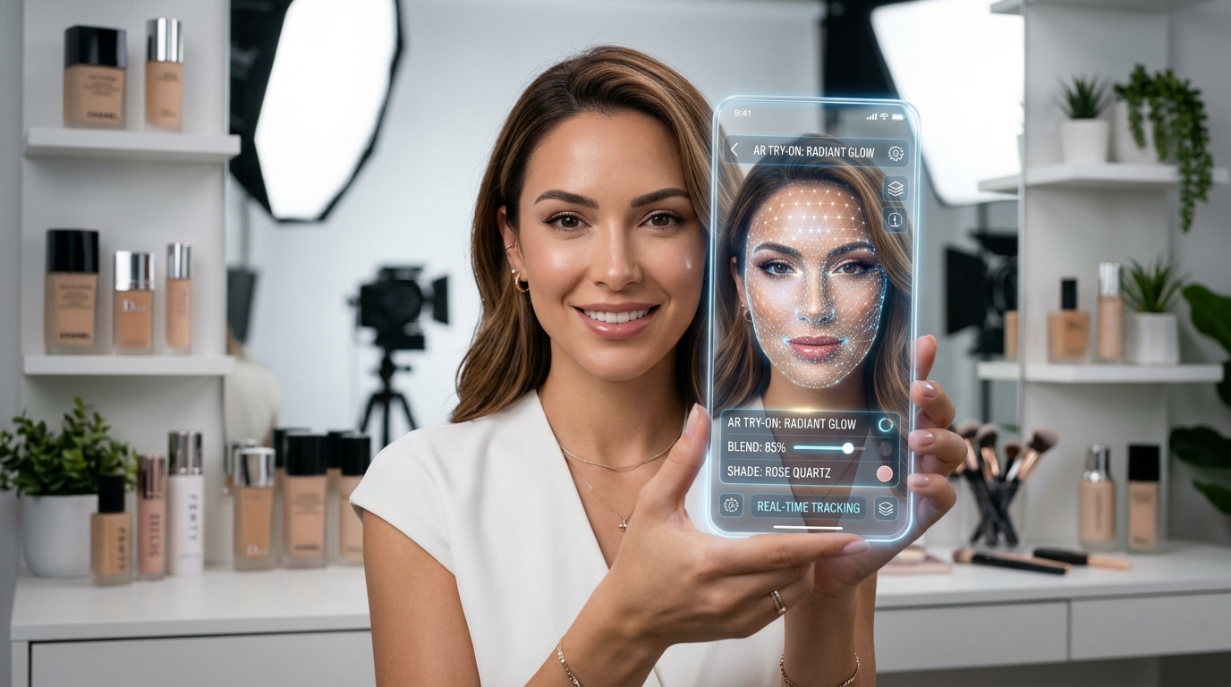 Beauty Influencer 2026: Mencoba Makeup Virtual Lewat Konten Filter AR Selebgram