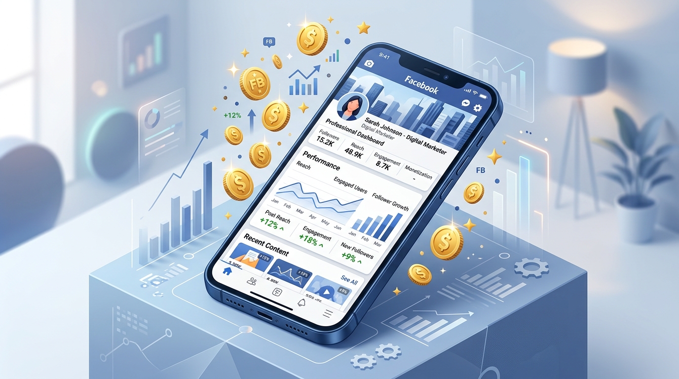 Cara Mengaktifkan Mode Profesional Facebook untuk Monetisasi Konten Kreator
