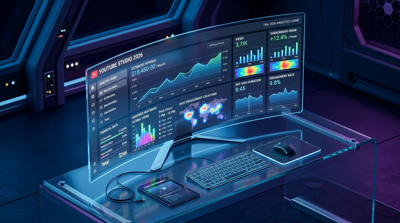 Cara Membaca Data Youtube Studio 2026 untuk Meningkatkan Penghasilan