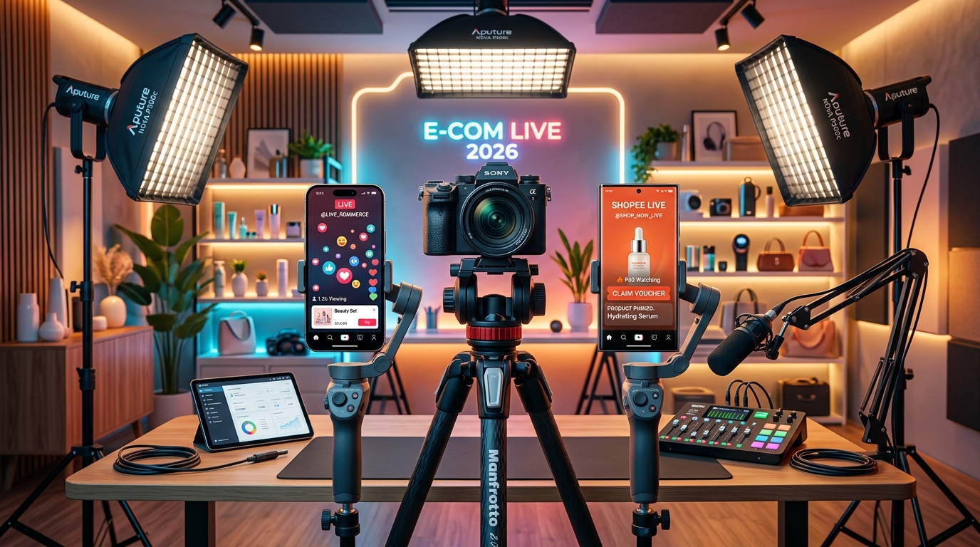 Tips Sukses Jualan Lewat Live Streaming di TikTok dan Shopee